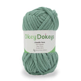 pale ocean green color yarn perfect for crocheting in 50g